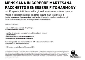 Mens sana in corpore Martesana | Pacchetto benessere FIT&HARMONY