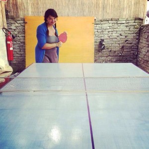 Inaugurazione del ping pong